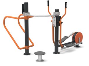 Parallel Bars + Body Twister + Cross Trainer